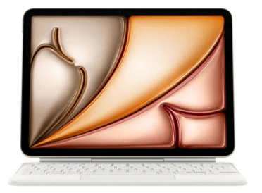 Apple Magic Keyboard for 13" iPad Air ( M3) (White, US English) -  MDFW4LL/A