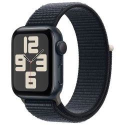 Apple Watch SE 2 (2023) 44mm (GPS) - Midnight Aluminum - Midnight Sport Loop Band - Size : Any Size