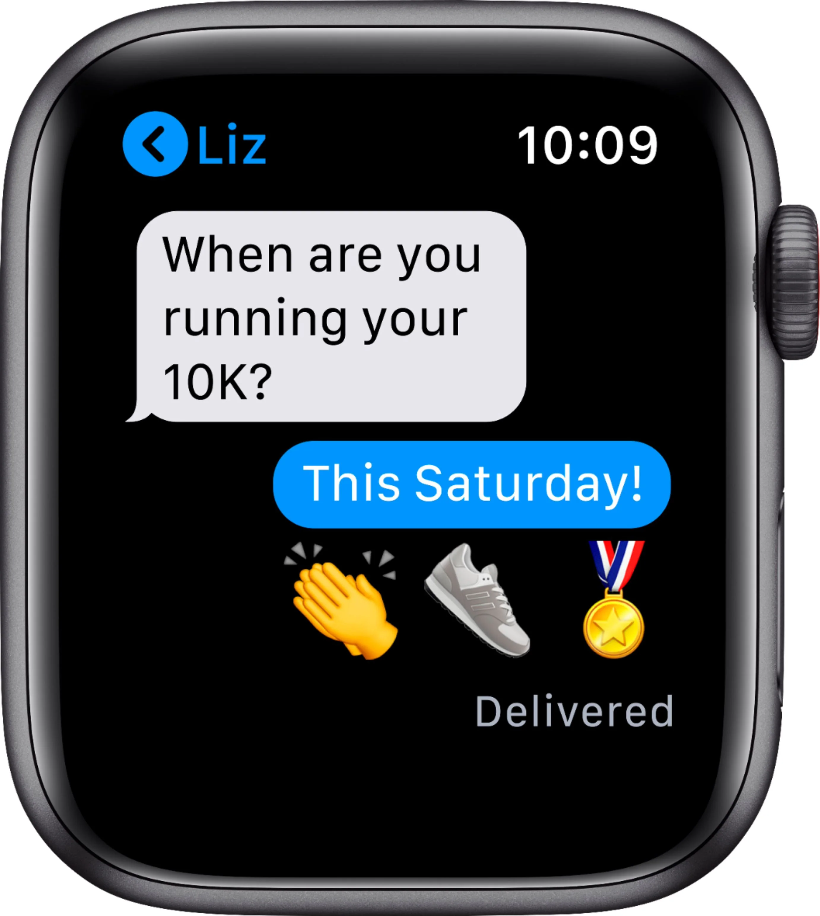 Apple Watch SE 40mm (GPS+Cellular) (Space Grey With Sports Loop ) - (MYED2LL/A) - Image 4