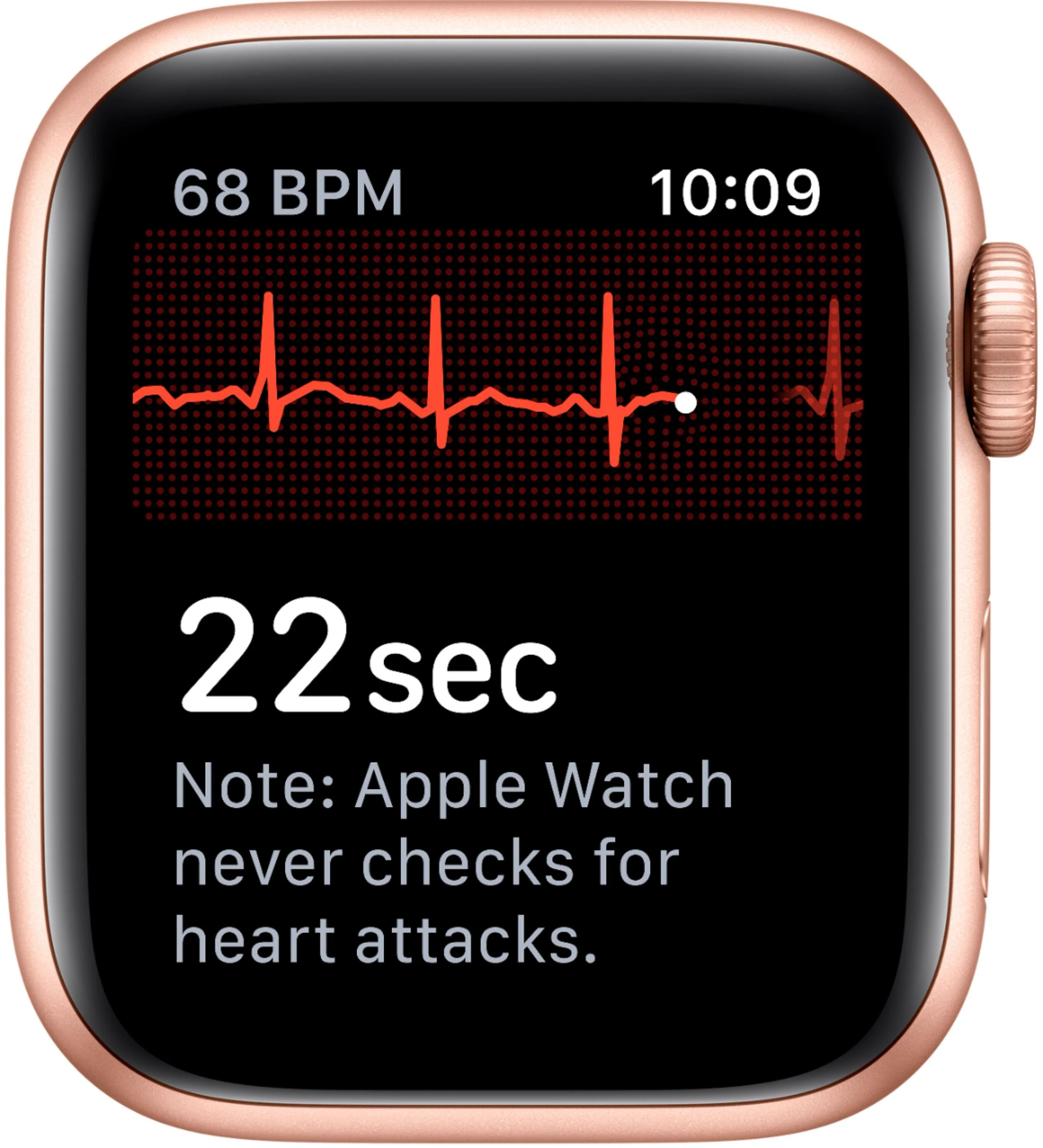 Apple Watch Series 5 (GPS + Cellular) 40mm Gold Aluminum Case with Pink Sand Sport Band - Gold Aluminum - Image 5