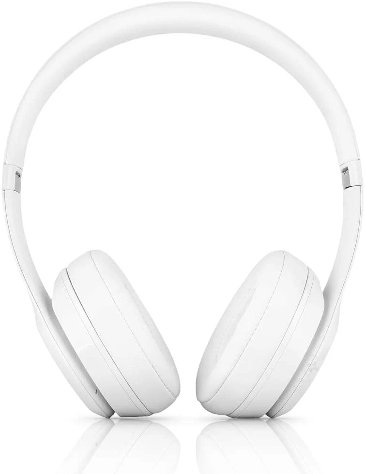 Beats by Dr. Dre Solo3 On-Ear Sound Isolating Bluetooth Headphones - Gloss White - Image 2
