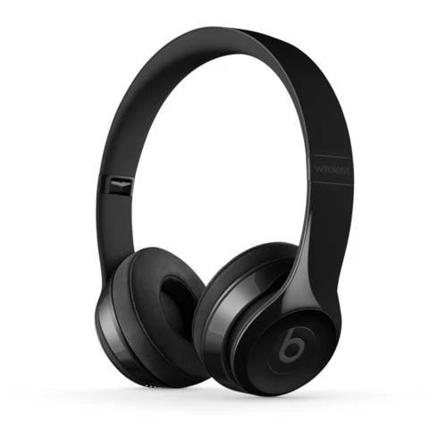 Beats by Dr. Dre Solo3 On-Ear Sound Isolating Bluetooth Headphones - Gloss Black - Image 4