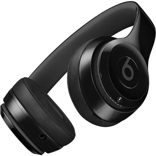 Beats by Dr. Dre Solo3 On-Ear Sound Isolating Bluetooth Headphones - Gloss Black - Image 6