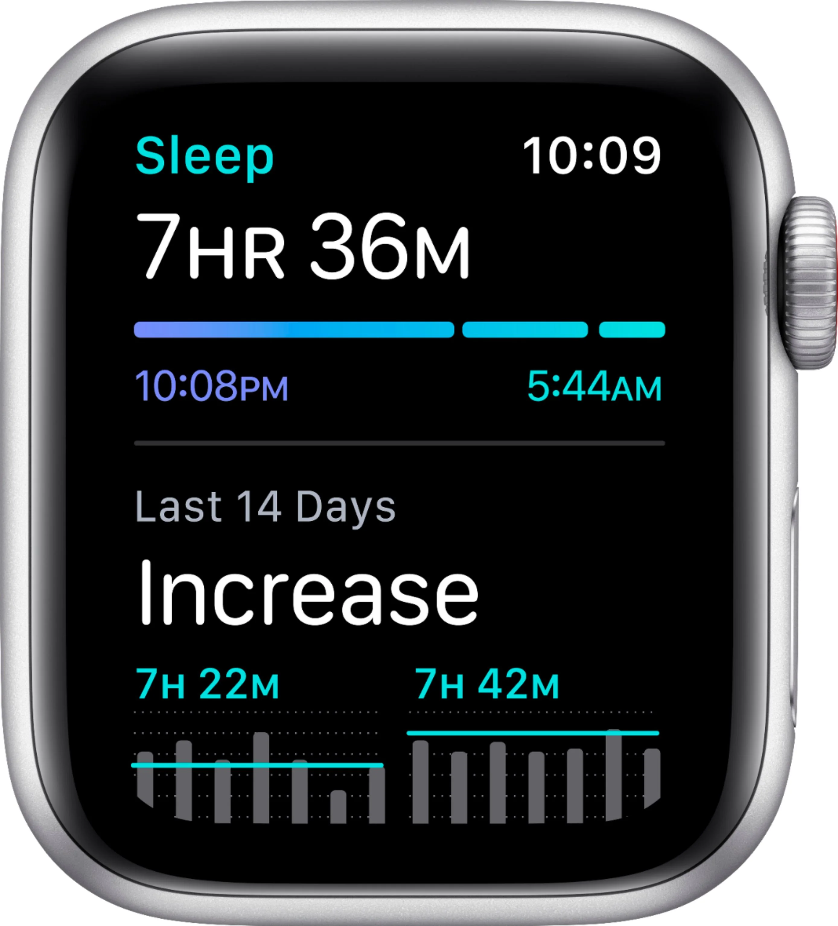 Apple Watch SE 40mm (GPS+Cellular) Silver Aluminum Case with Dee Navy Blue Sport Band - Silver - Image 6