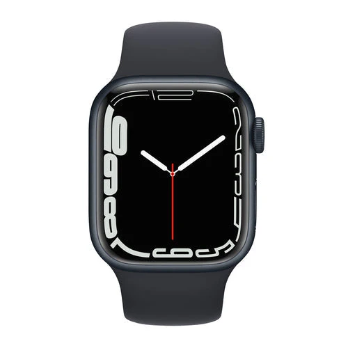 Apple Watch Series 7 45mm (GPS+CELLULAR) Midnight Aluminum Case with Midnight Sport Band (3J410LL/A) - Image 2