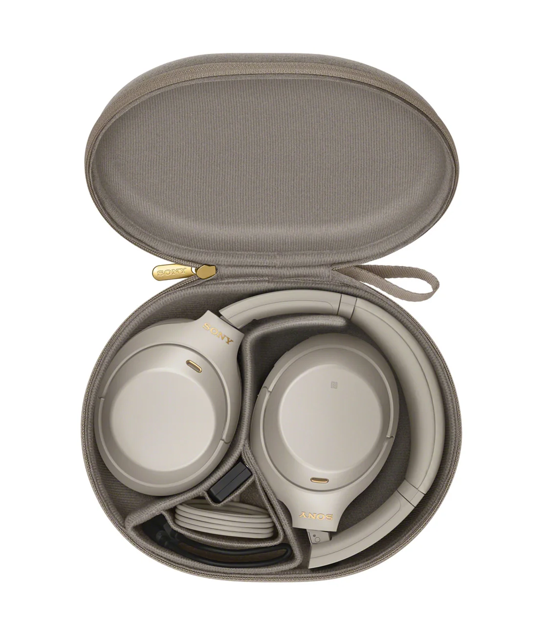 SONY WH1000XM4S Wireless Over-ear Industry Leading Noise Canceling Headphones with Microphone - Silver( WH-1000XM4 ) - Image 4