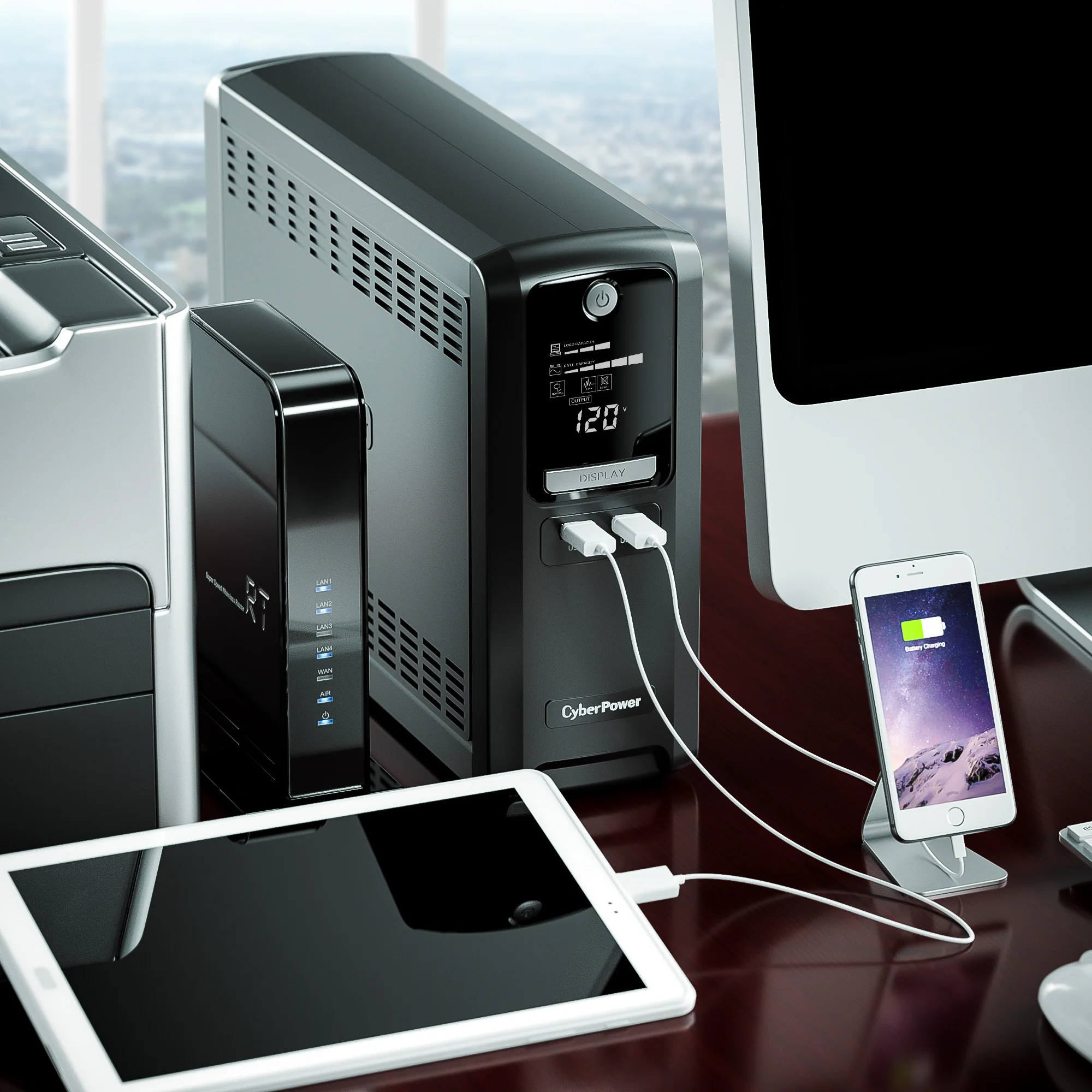 CyberPower 1350VA Battery Backup with Surge Protection - Image 5