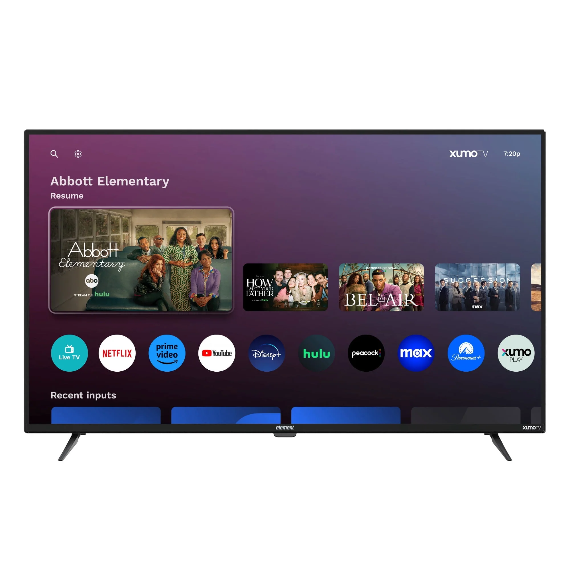 Element Electronics 55" 4K UHD HDR Smart Xumo TV (E500AC55C) - Image 3