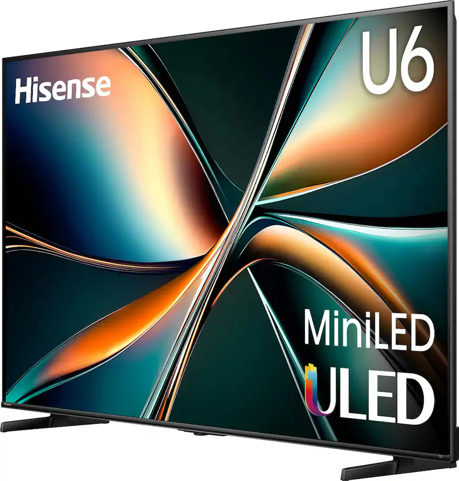 Hisense 75" U6 Series Mini-LED QLED 4K Smart Fire TV (75U65QF) - Image 3