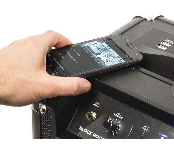 ION Block Rocker M5 Portable Wireless Speaker - Black - Image 6