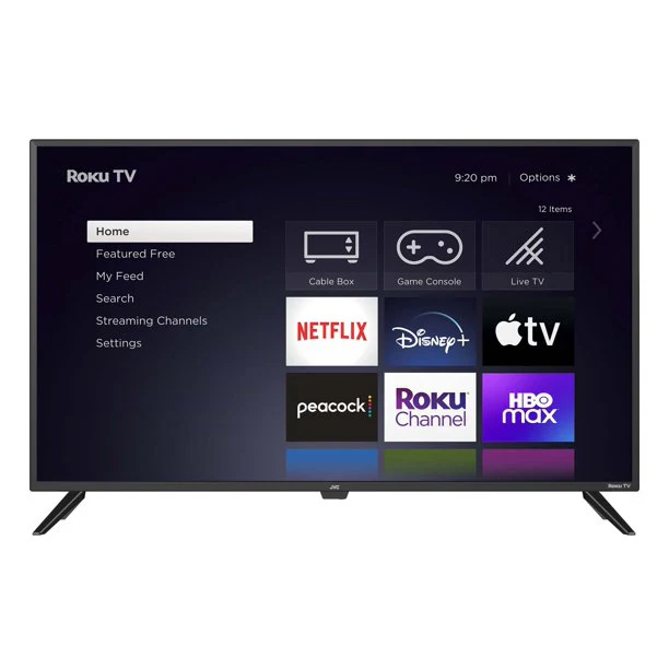 JVC 43" 4K Ultra HD 2160p Roku Smart QLED TV (LT-43MAW804)