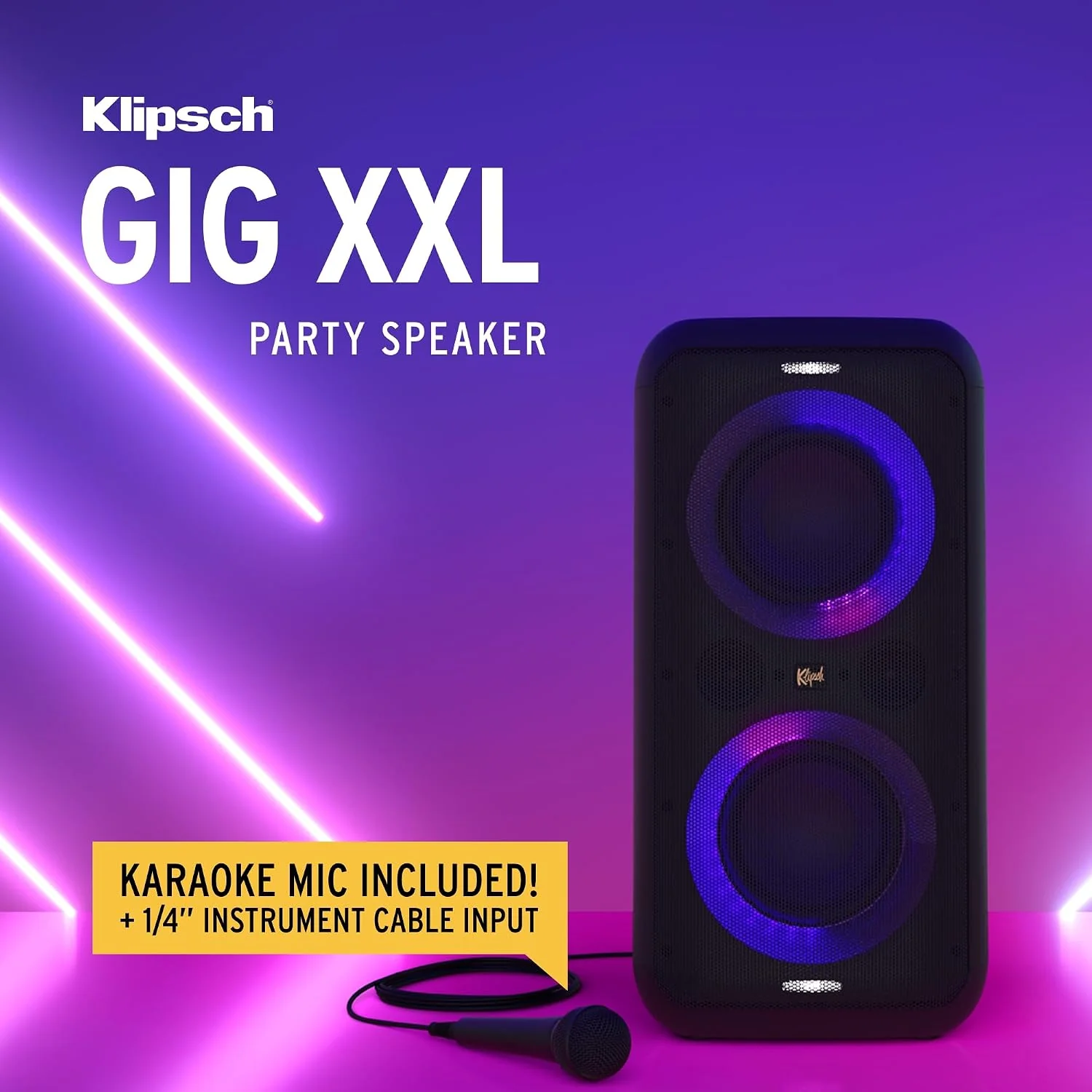 Klipsch GIG XXL Portable Bluetooth Party Speaker – GIGXXL - Image 3