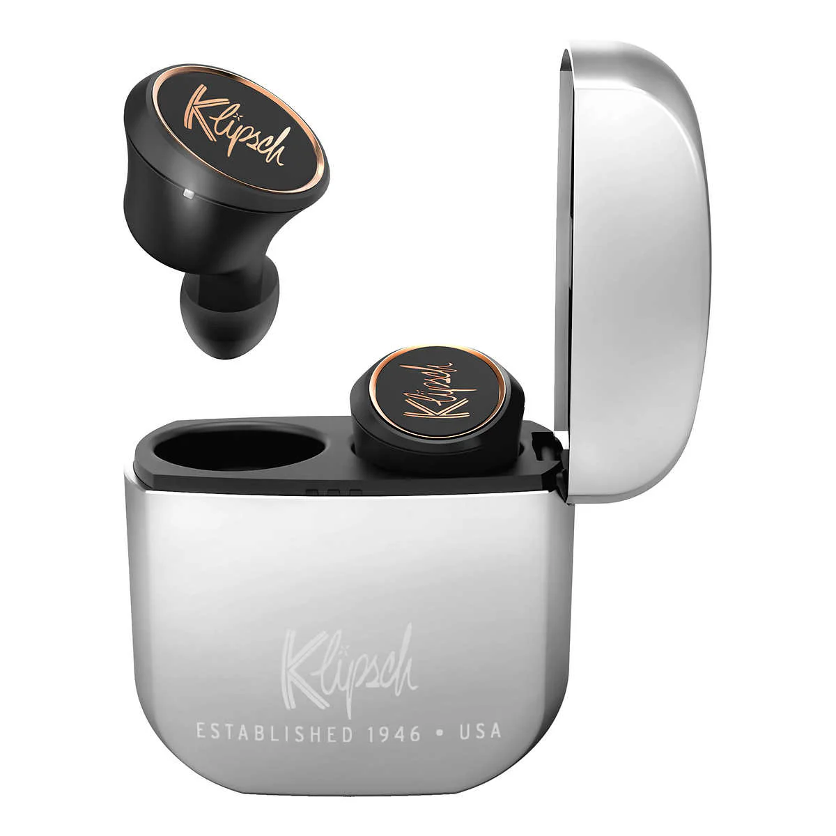 Klipsch T5 True Wireless Headphones, Silver - Image 4