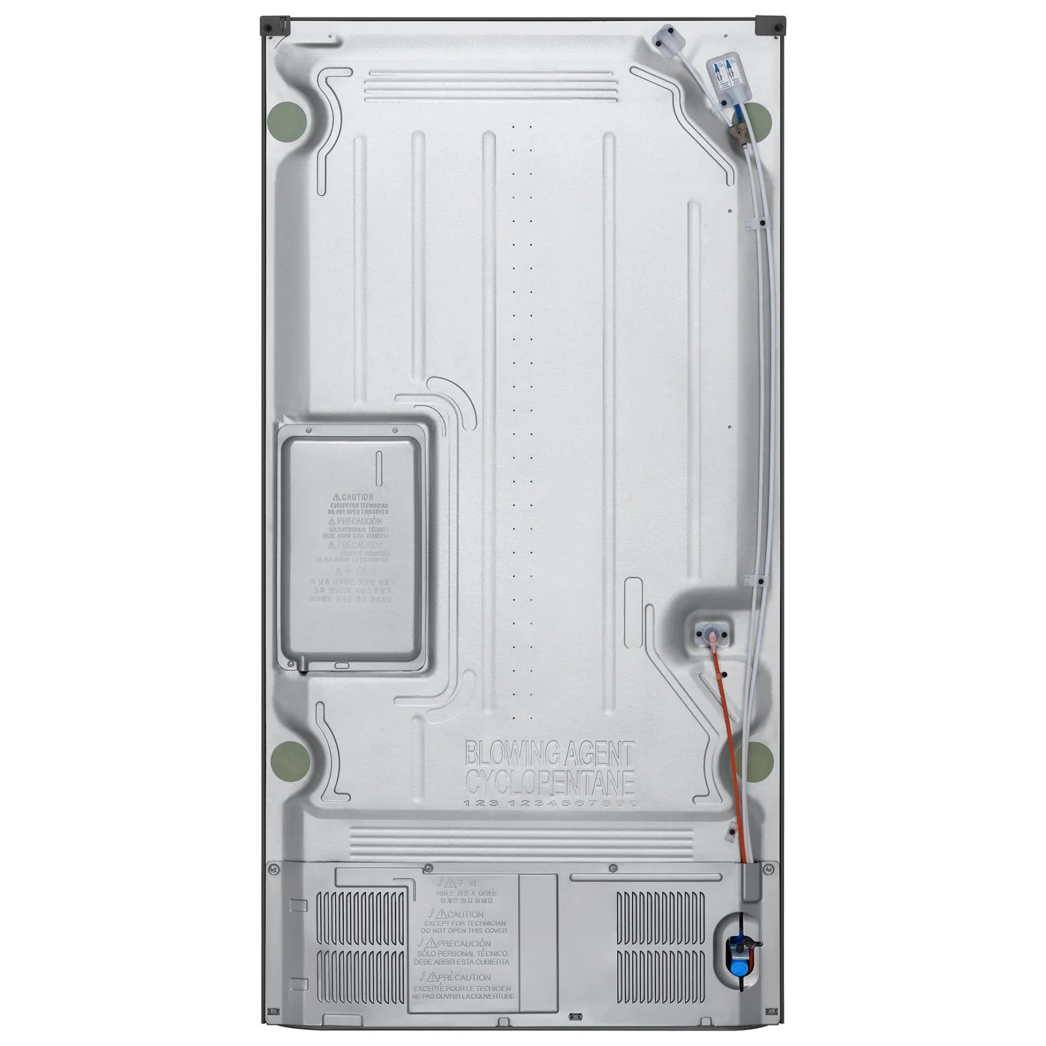 LG 36" 29 Cu. Ft. French Door Refrigerator with Water Dispenser (LRFWS2906S) - Stainless Steel - Image 3
