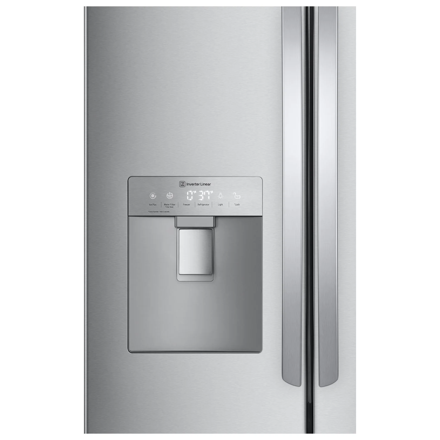 LG 36" 29 Cu. Ft. French Door Refrigerator with Water Dispenser (LRFWS2906S) - Stainless Steel - Image 5