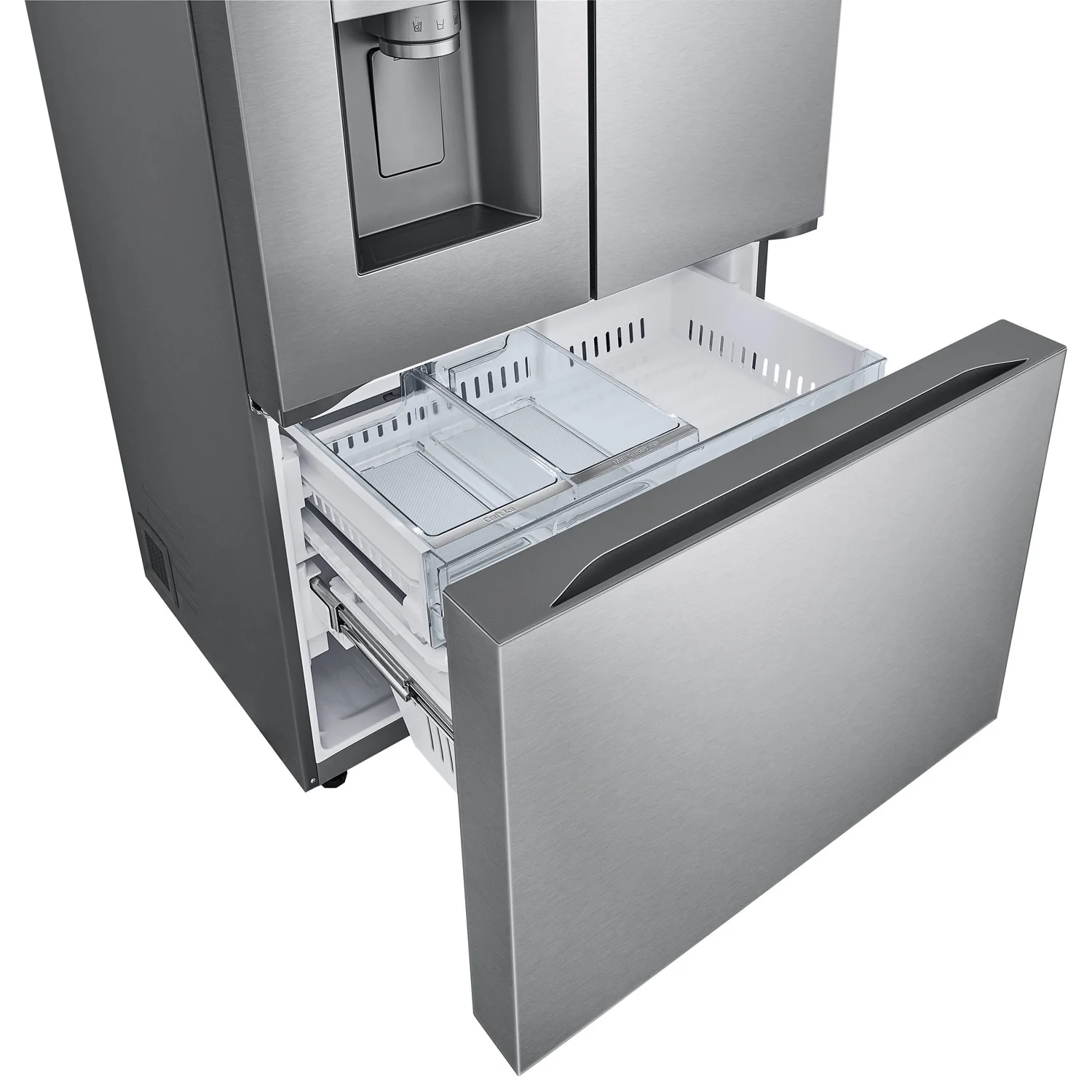 LG 36" 31 Cu. Ft. French Door Refrigerator w/ Water & Ice Dispenser (LRYXS3106S) - Smudge Proof Stainless Steel - Image 9