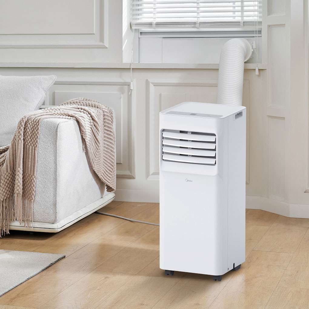 Midea - 5,000 BTU Portable Air Conditioner, Cools up to 150 Sq. Ft MAP05R1AWWT - White - Image 3