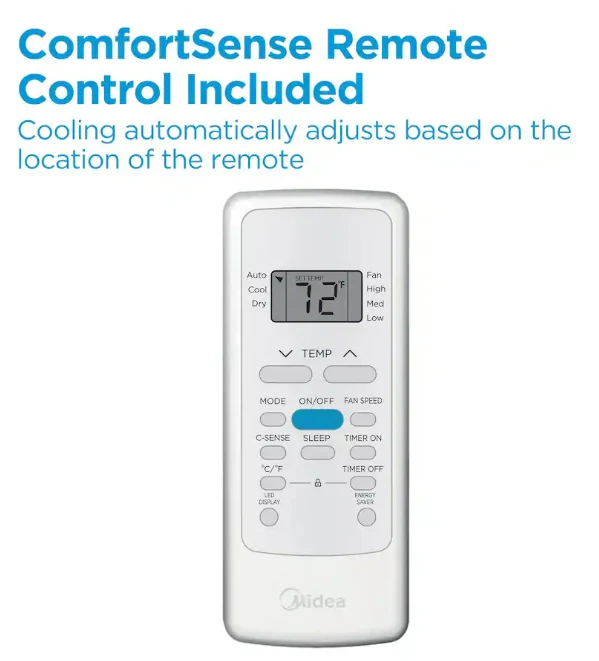 Midea - 5,000 BTU Portable Air Conditioner, Cools up to 150 Sq. Ft MAP05R1AWWT - White - Image 7