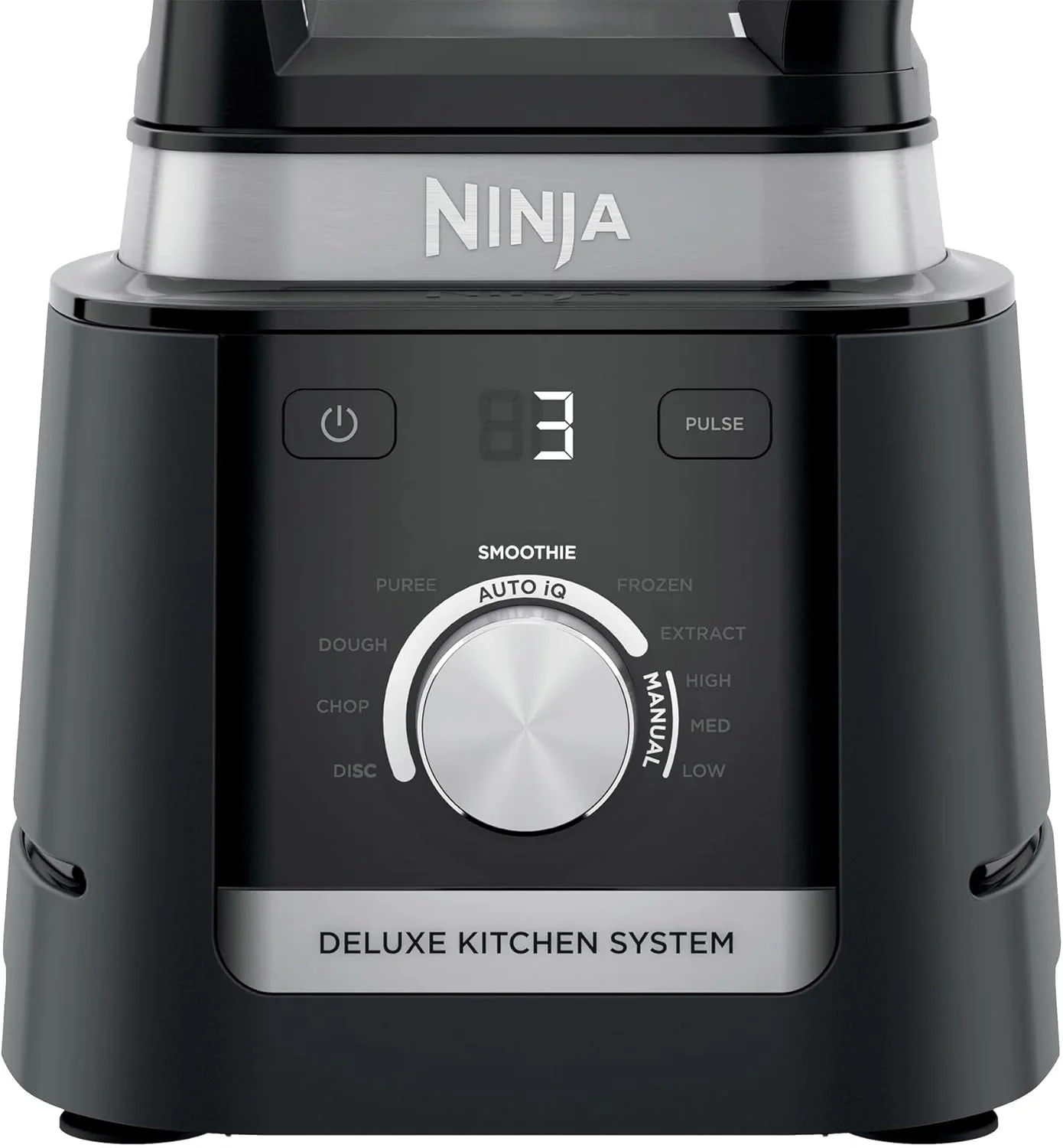 Ninja CO905KS Deluxe Kitchen System, 1600 WP Auto-IQ Base, 88-oz. Picther, 9-cup Deluxe Food Processor, (2) 24-oz. Single-Serve Cups Scratch and Dent - Image 5