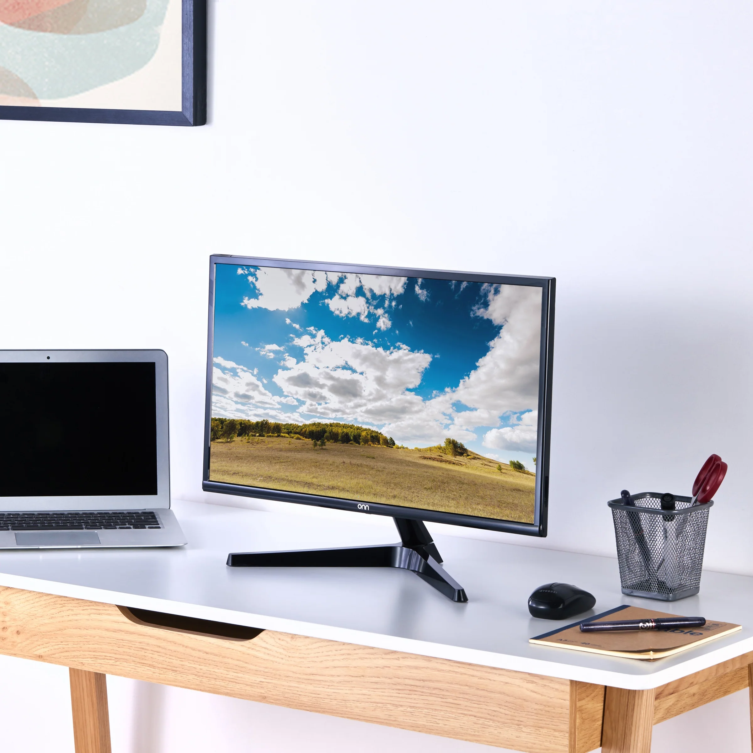 ONN 24" 1920x1080 VGA HDMI 60hz 14ms LED Slim Design Monitor ( ONA24HB19T01 ) - Image 2