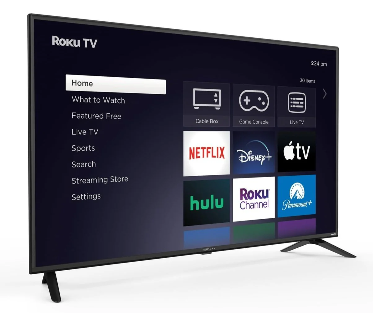 Proscan 43" Class 4K UHD 2160P HDR ROKU Smart TV (PTRU4380) - Image 2