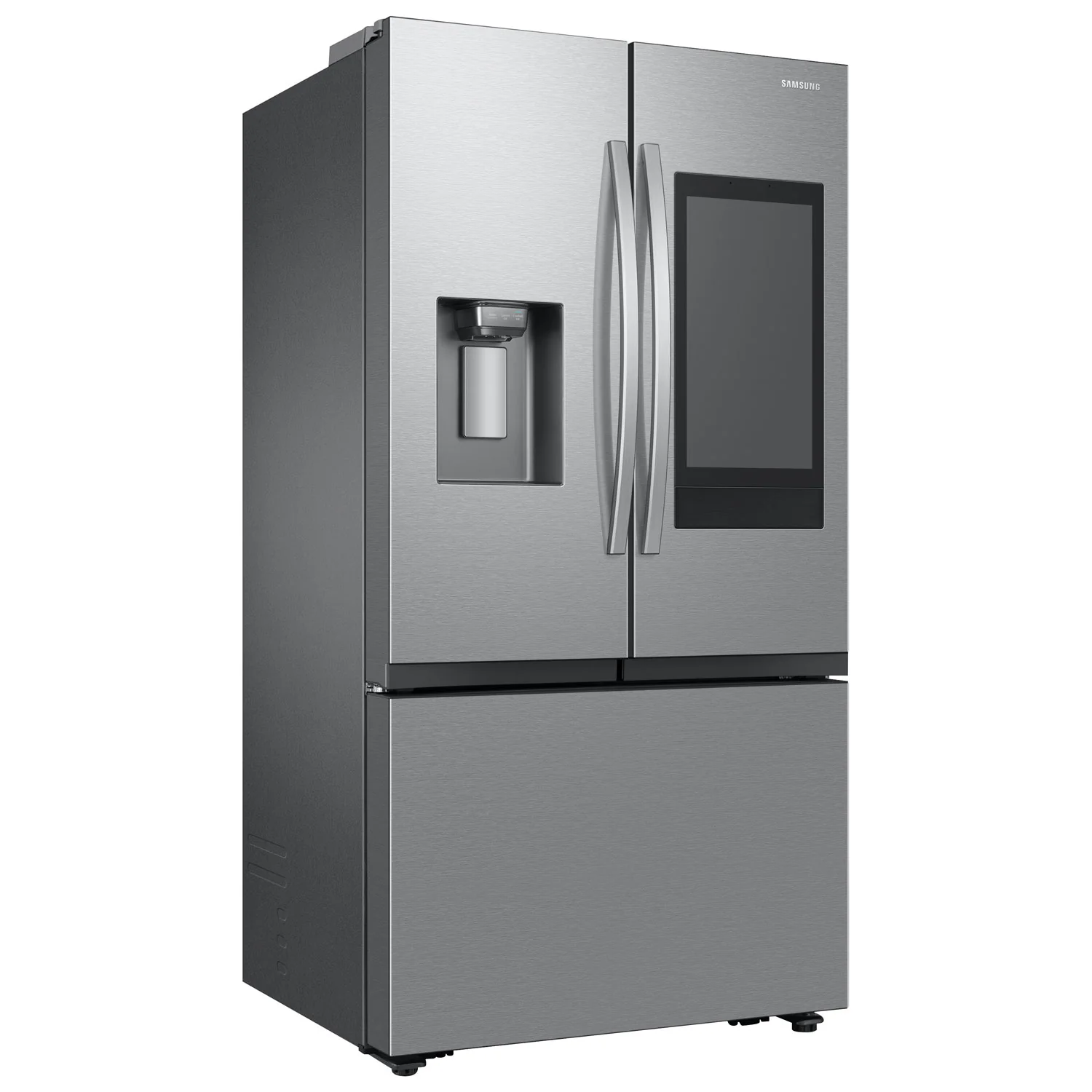 Samsung 36" 25.5 Cu. Ft. French Door SpaceMax Counter Depth Refrigerator w/ Water & Ice Dispenser (RF27CG5900SR) - Stainless - Image 3
