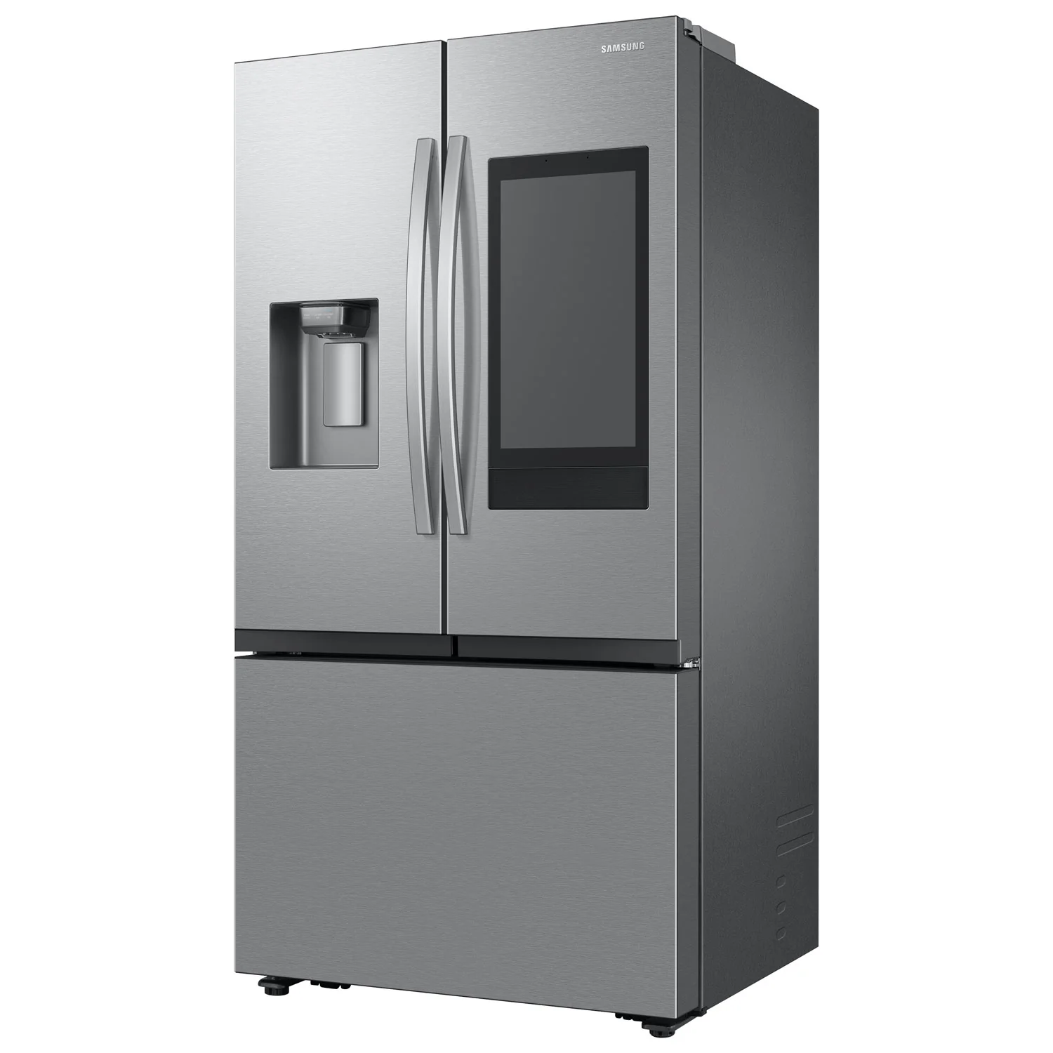 Samsung 36" 25.5 Cu. Ft. French Door SpaceMax Counter Depth Refrigerator w/ Water & Ice Dispenser (RF27CG5900SR) - Stainless - Image 4