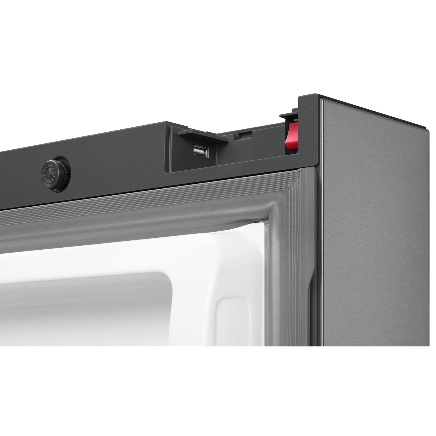 Samsung 36" 25.5 Cu. Ft. French Door SpaceMax Counter Depth Refrigerator w/ Water & Ice Dispenser (RF27CG5900SR) - Stainless - Image 9