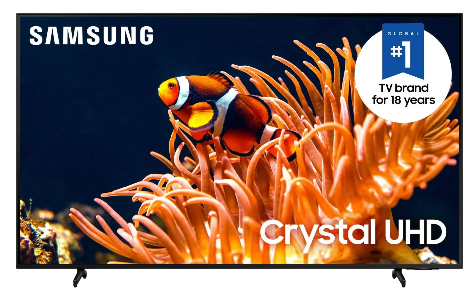 SAMSUNG 65” Class DU8000B Crystal UHD 4K Smart TV (UN65DU8000)