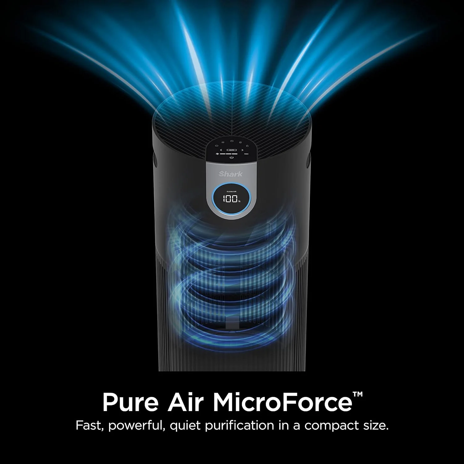 Shark Air Purifier MAX with NanoSeal HEPA, Cleansense IQ, Odor Lock, Cleans up to 1200 Sq. Ft. and 99.98% of particles, dust, allergens, smoke, 0.1?€?0.2 microns, Grey, HP202 - Image 8