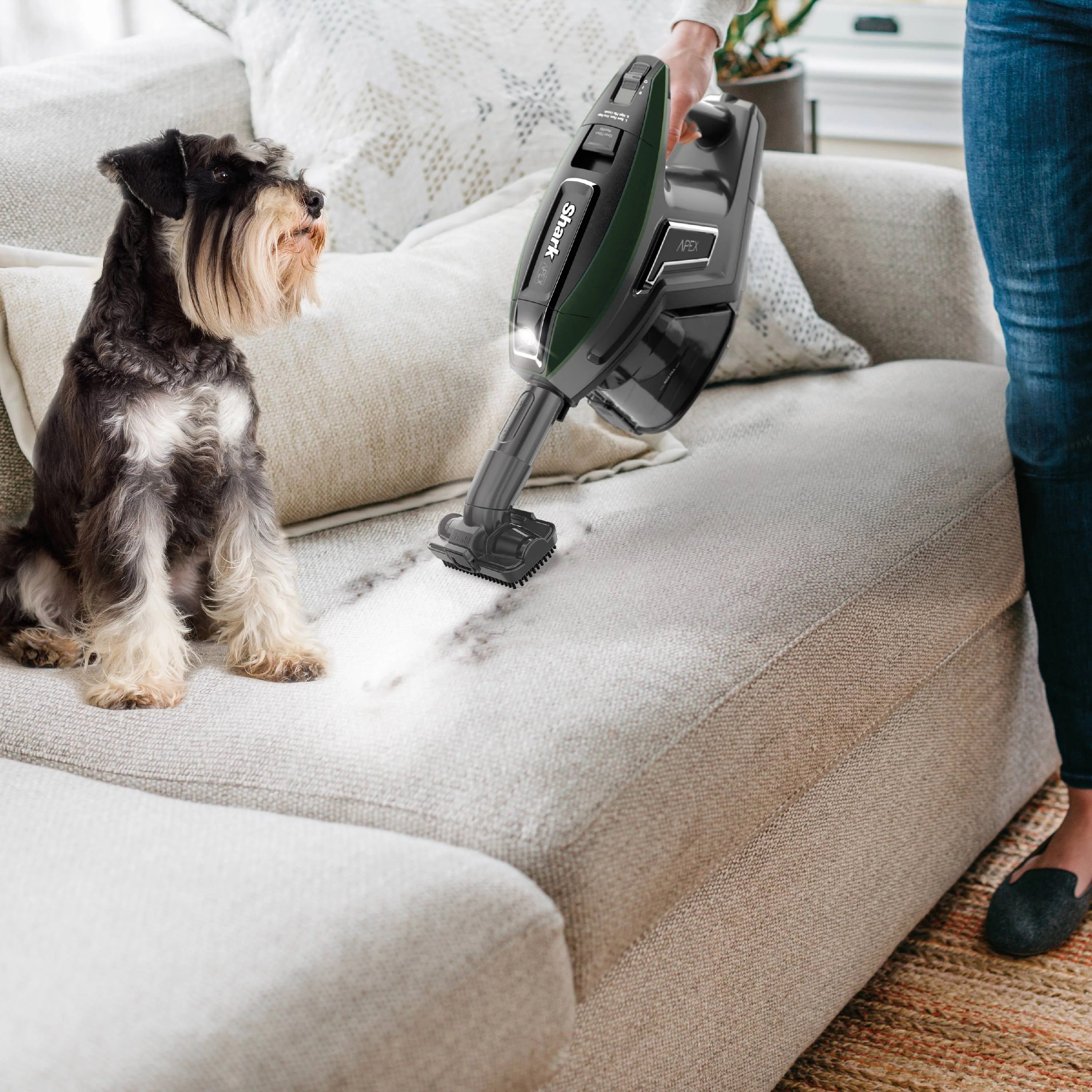 Shark APEX DuoClean?? with Self-Cleaning Brushroll Corded Stick Vacuum (ZS360) - Image 3