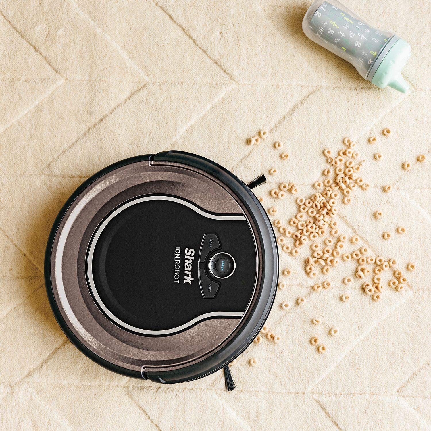 Shark ION Intelligent Smart Sensor Navigation Robot Vacuum Cleaner for Home, Brown (RV725N) - Image 7