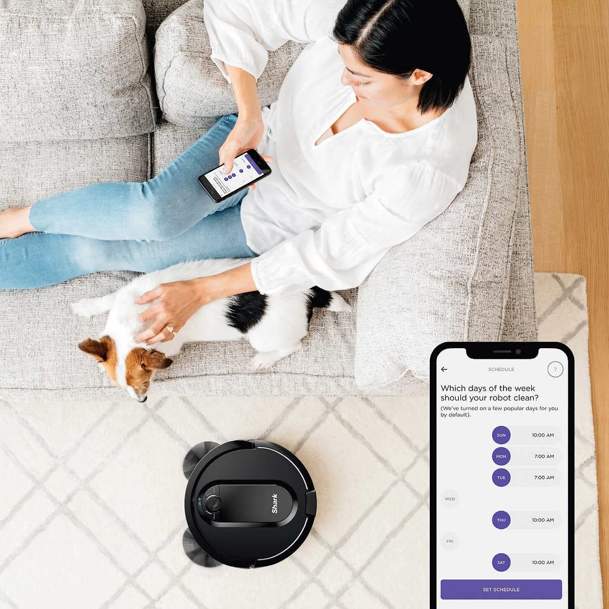 Shark IQ App-Controlled Self-Emptying Robot Vacuum, UR1100SR *Scratch and Dent* - Image 7
