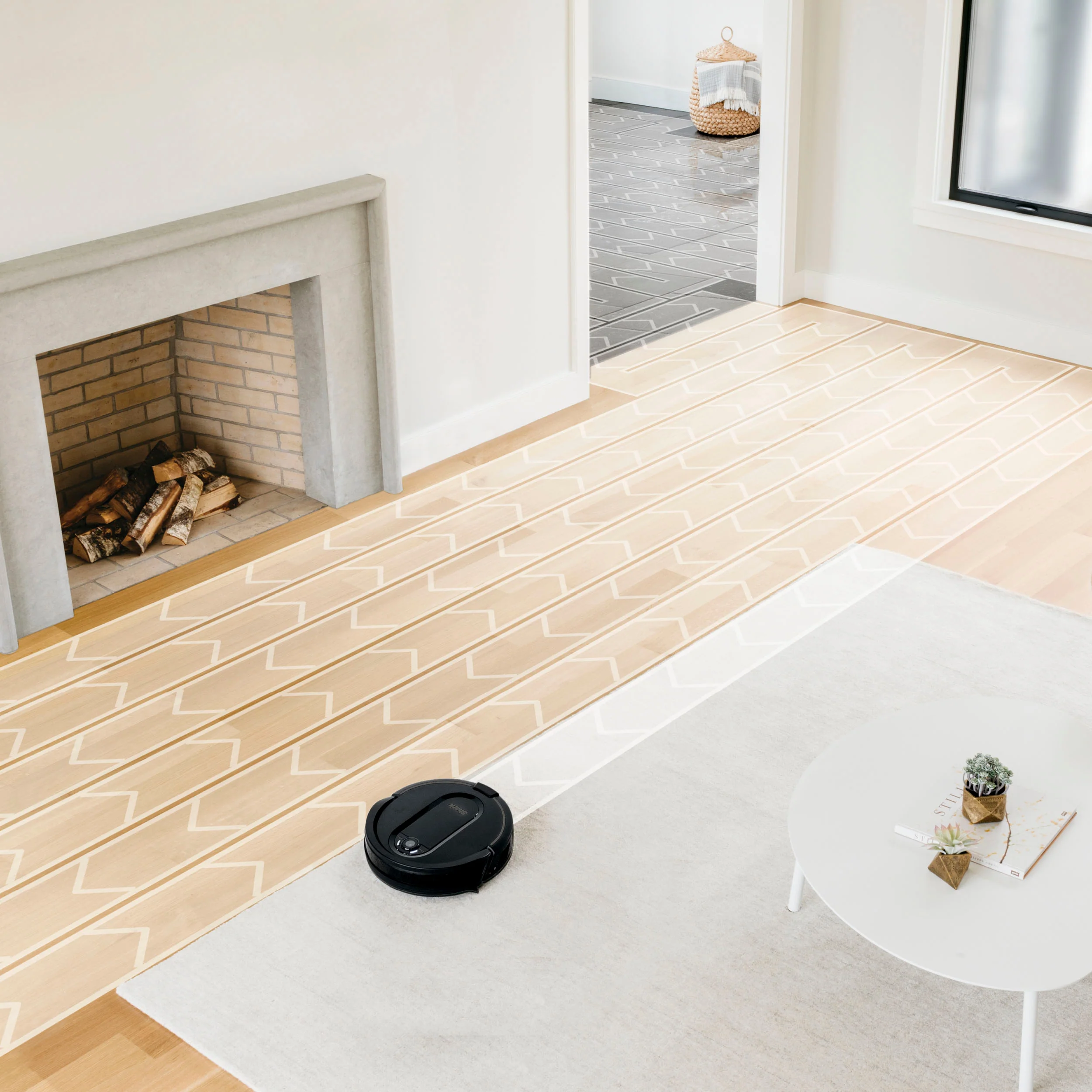 Shark - IQ Robot Self-Empty XL RV1001AE, Wi-Fi Connected, Robot Vacuum with Self-Cleaning Brushroll - Black (RV1001AE) - Image 3