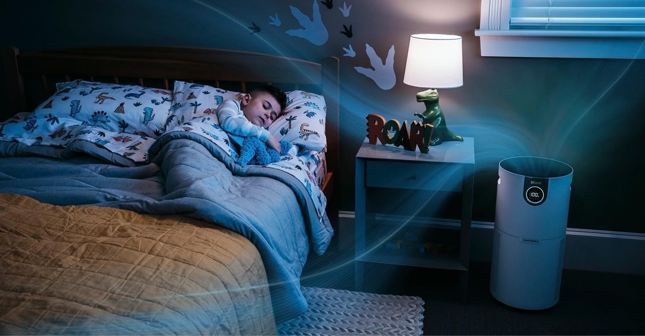 SHARK UA205 Nanoseal HEPA Air Purifier MAX with Clean Sense for Home, Allergies, 1350 Sq Ft, XL Room, Captures 99.98% of Particles, Pollutants, Dust, Smoke, Allergens & Smells - Image 4