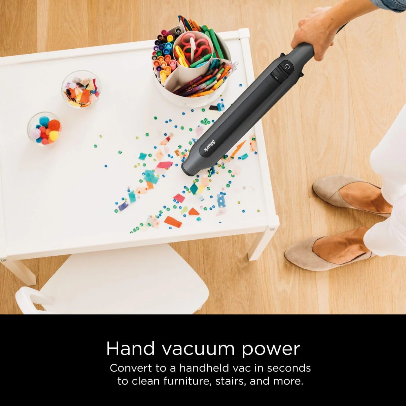 Shark WS642 WANDVAC System Pet Ultra-Lightweight Cordless Stick Vacuum with PowerFins Brushroll & Charging Dock - Image 4