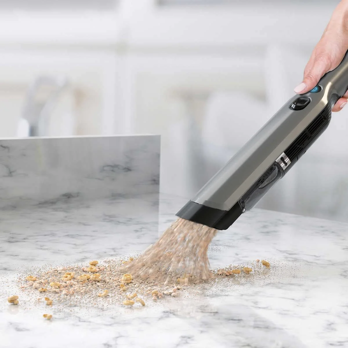 Shark WV201CO WANDVAC Cordless Handheld Vacuum, Lightweight at 1.4 Pounds with Powerful Suction, Duster Crevice Tool, Pet Tool, Charging Dock*, Single Touch Empty and Detachable Dust Cup - Image 4