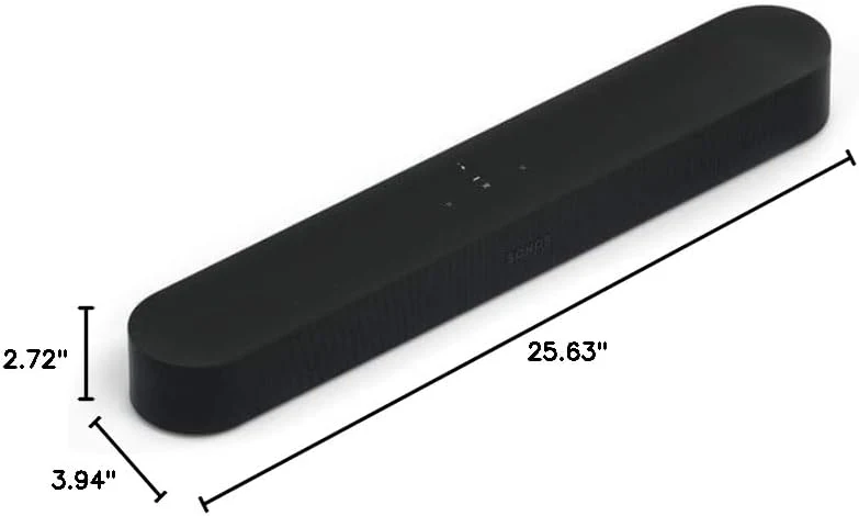 Sonos Beam - Smart TV Sound Bar with Amazon Alexa Built-in - Black - Image 9