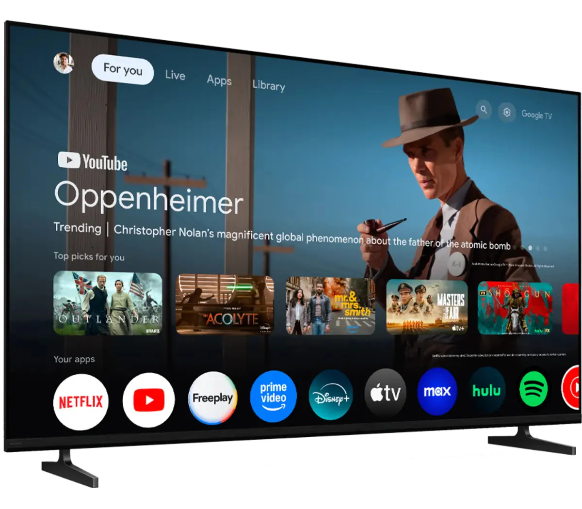 Sony BRAVIA 2 II 55" S20M2 BRAVIA 2 Series 4K UHD HDR LED Smart Google TV (K55S20CM2) - Image 2