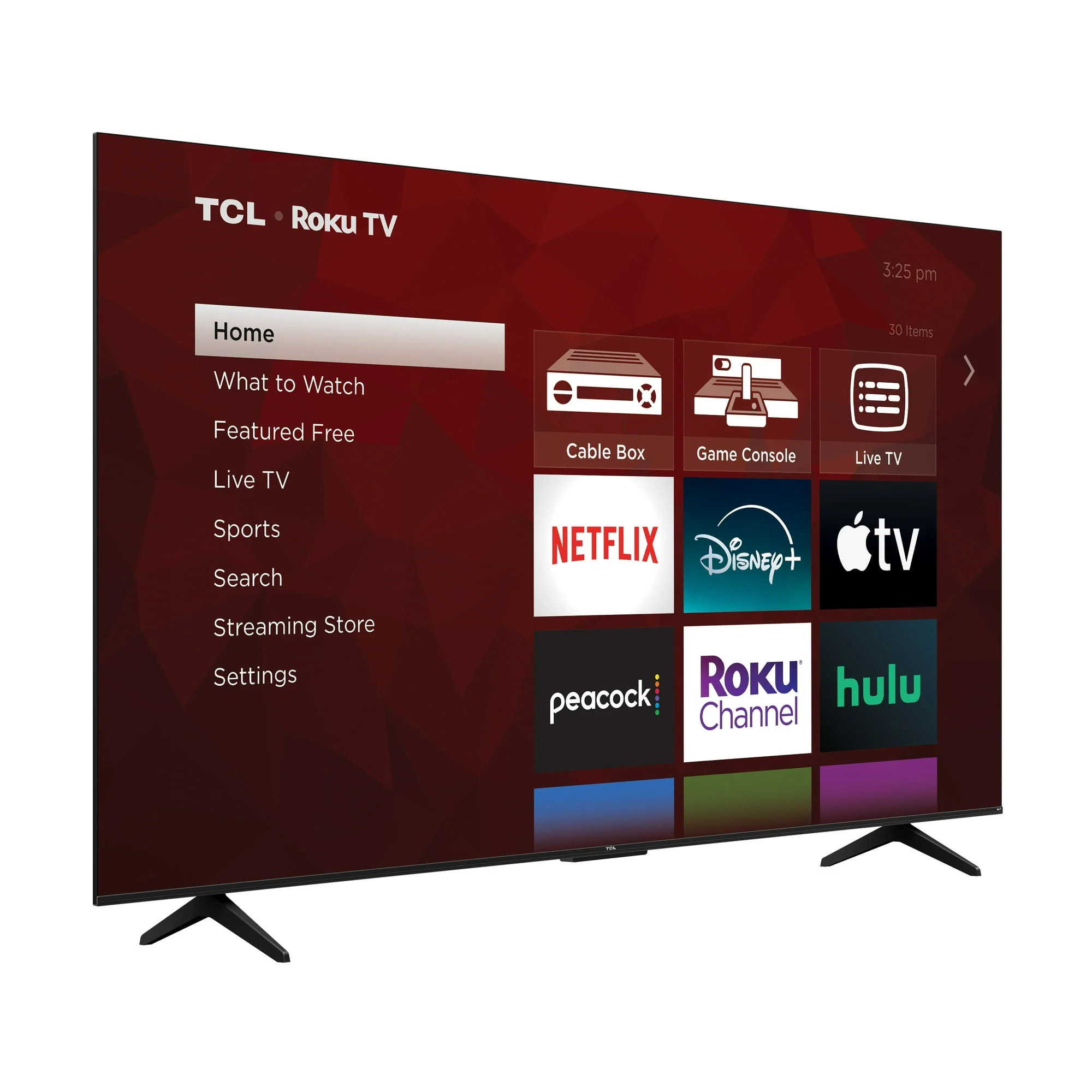 TCL 75” S4 4K UHD HDR LED Smart TV with Roku TV (75S41BR) - Image 2